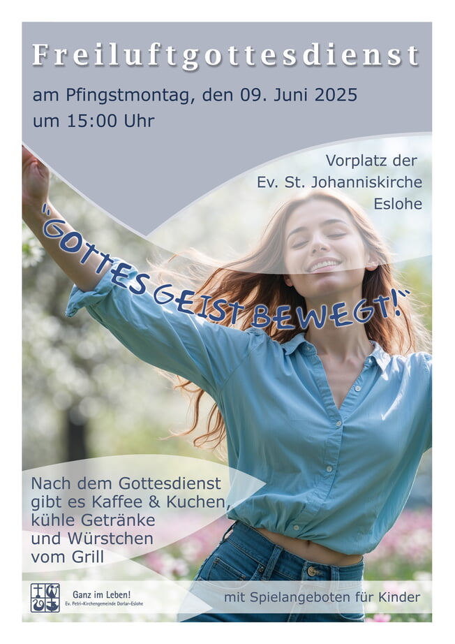 Freiluftgottesdienst an Pfingstmontag