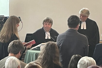 Kirchengemeinde Niederdresselndorf verabschiedet Pfarrer Rainer Heuschneider